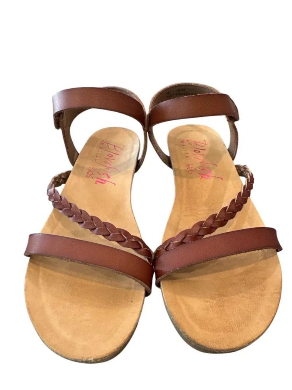 Blowfish Malibu Big Girl's Braided Sandals – Size 4